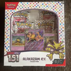 Pokemon TCG: Scarlet & Violet 151 Alakazam ex Collection Box Factory Sealed - Image 3