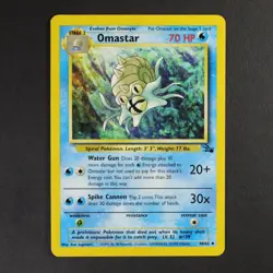 Omastar 40/62 Fossil Pokemon TCG VG Condition Non Holo - Image 1