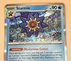 Starmie 121/165 – Scarlet & Violet 151 (Holo Rare) - NM - 2023 Pokemon TCG - Image 3