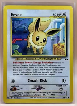 Eevee 38/75 – Neo Discovery (Unlimited) – LP – WOTC 2001 Pokemon TCG - Image 5
