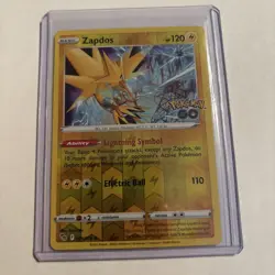 Zapdos 029/078 Pokemon GO Reverse Holo Rare Pokemon Card LP - Image 1