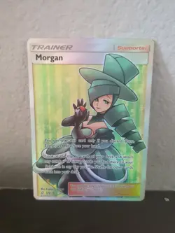 ULTRA RARE Morgan 178/181 Full Art Trainer Team Up NM/MINT Pokemon Supporter - Image 1
