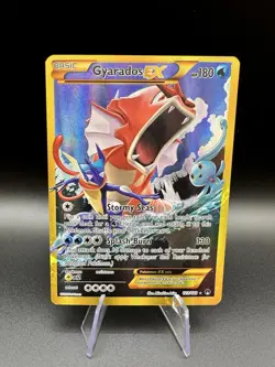 Pokemon Gyarados EX TCG Card Full Art Holo, Secret Rare, XY Breakpoint 123/122 - Image 1