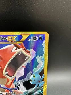Pokemon Gyarados EX TCG Card Full Art Holo, Secret Rare, XY Breakpoint 123/122 - Image 4