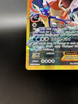 Pokemon Gyarados EX TCG Card Full Art Holo, Secret Rare, XY Breakpoint 123/122 - Image 5