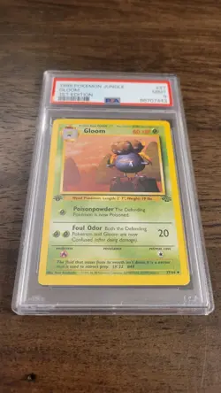 Pokemon Gloom 37/64 Jungle 1st Edition PSA 9 - Image 3