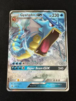 Pokemon TCG GYARADOS GX SM212 Black Star Promo Hidden Fates (2) - Image 1