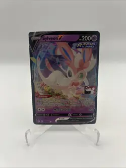 074/203 Sylveon V Prize Pack Series 1 Stamped Play Pokemon TCG Evolving Skies - Image 1