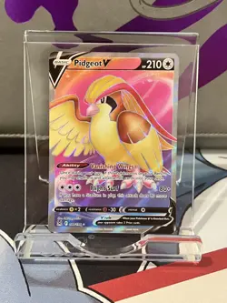 Pokemon TCG Pidgeot V 188/196 Lost Origin Holo Ultra Rare Full Art - Image 1