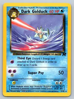 Dark Golduck - Team Rocket - Uncommon - 37/82 - Pokemon - LP - Image 2