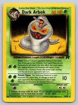 Dark Arbok - Team Rocket - Rare - 19/82 - Pokemon - LP - Image 2