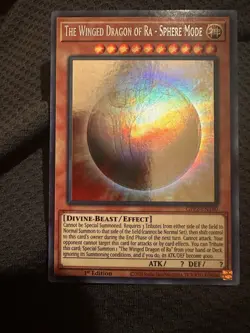 The Winged Dragon of Ra - Sphere Mode (Ghost Rare) GFP2-EN180 1st Edition - Image 1