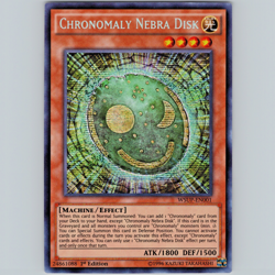 Yugioh Chronomaly Nebra Disk WSUP-EN001 1st Edition Secret Rare Holo - NM-MINT💎 - Image 1