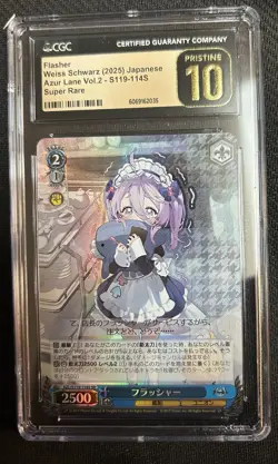 2025 Weiss Schwarz Japanese Azur Lane Flasher #S119-114S CGC 10 PRISTINE - Image 1