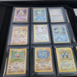 Base Set 102/102 1999 100% Complete Master Set LP to HP Pokemon Cards Original - Image 1