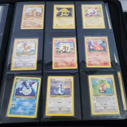 Base Set 102/102 1999 100% Complete Master Set LP to HP Pokemon Cards Original - Image 3