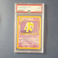 Pokemon Fossil Hypno Holo Unlimited #8/62 PSA 6 1999 Rare Pokemon TCG Card Stock - Image 1