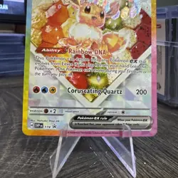 2025 Pokemon Prismatic Evolutions Eevee EX #174 UPC BLACK STAR PROMO Card - Image 3
