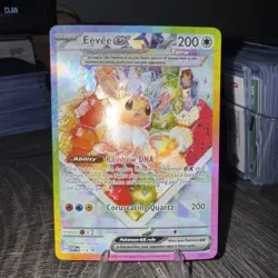 2025 Pokemon Prismatic Evolutions Eevee EX #174 UPC BLACK STAR PROMO Card - Image 4
