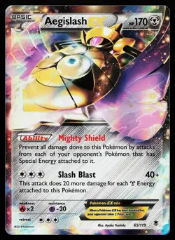Aegislash EX 65/119 Holo XY Phantom Forces Pokemon Card - Image 1