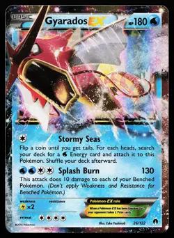 Gyarados EX 26/122 Holo XY BREAKpoint Pokemon Card - Image 1