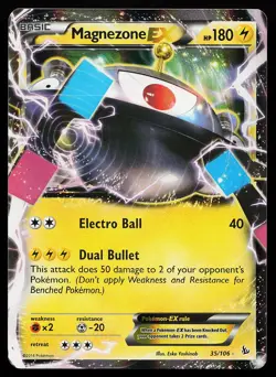 Magnezone EX 35/106 Holo XY Flashfire Pokemon Card - Image 1
