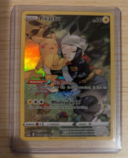 Pikachu TG05/TG30 Lost Origin Trainer Gallery Pokemon Card NM - Image 1