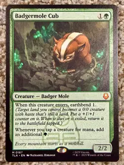 Magic: The Gathering, Avatar: The Last Airbender: Badgermole Cub - Image 1