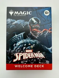 NYCC 2025 Spider-Man Welcome Deck Magic The Gathering Venom Black MTG SDCC - Image 1
