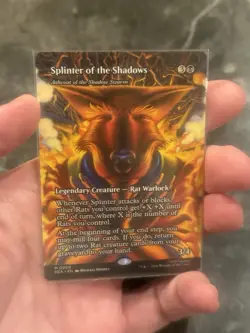 MTG Splinter of the Shadows - Ashcoat of the Shadow Swarm - Borderless *R* - Image 1