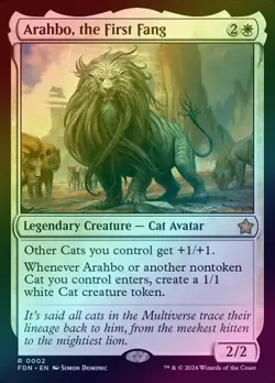 Arahbo, the First Fang (Foil) (FDN) Foundations - NM - Image 1