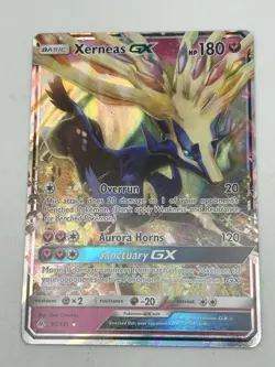 Pokemon 2018 SM-Forbidden Light Xerneas GX (Ultra Rare) 90/131 NM - Image 1