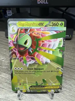 Mega Meganium EX 010/217 Mega Evolutions Ascended Heroes Pokemon Card - Image 1