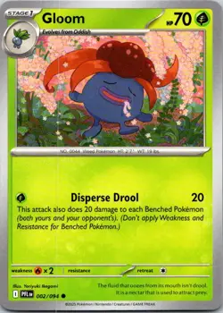 2025 POKEMON ME02 - PHANTASMAL FLAMES - GLOOM COMMON 002/94 - Image 1