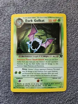 Pokemon - Dark Golbat Holo - Team Rocket 7/82 - Unlimited - MINT - Image 1