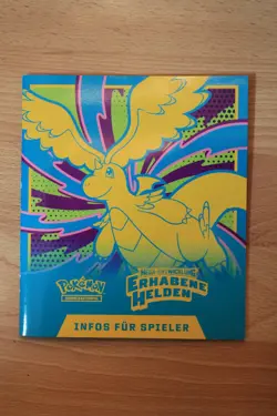 Pokemon Info Heft Buch Spieler Trainer Erhabene Helden deutsch Spielanletung - Image 1