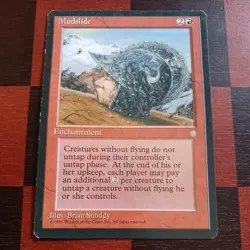Mtg Mudslide MP/LP Ice Age Vintage Reserved List Rare Magic Card - Image 1
