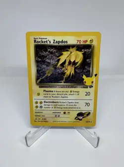 Rocket's Zapdos 15/132 Celebrations: Classic Collection Pokemon Card - Mint - Image 1
