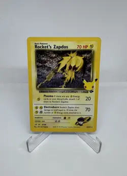 Rocket's Zapdos 15/132 Celebrations: Classic Collection Pokemon Card Mint - Image 1