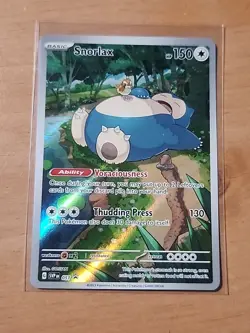 Pokemon Snorlax 051 Sv: Scarlet & Violet Promo Cards Holo - Image 1