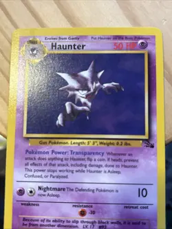 Pokemon Cards - Haunter Fossil Non-holo 21/62 LP/NM - Image 2