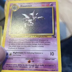 Pokemon Cards - Haunter Fossil Non-holo 21/62 LP/NM - Image 4