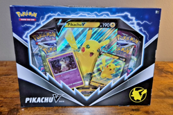 Pokemon TCG: Pikachu V Box Promo Card/Foil/4 Booster Packs Sealed 171261.2 820650851179 - Image 1