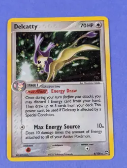 Delcatty - 8/108 - Holo Rare Power Keepers - Pokemon Card - LP - Image 1