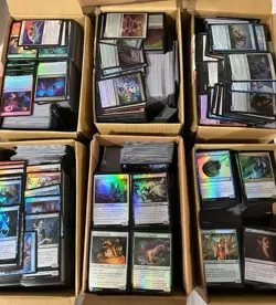 4k English MTG Bulk Lot with vintage (near mint / unsearched) - Image 1