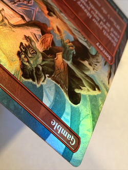 MTG Gamble *BORDERLESS FOIL* Dominaria Remastered 433 NM - Image 5