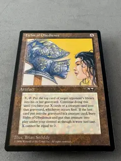 Helm of Obedience Alliances Regular MTG—Never Played Mint/Near Mint—RESERVE LIST - Image 3