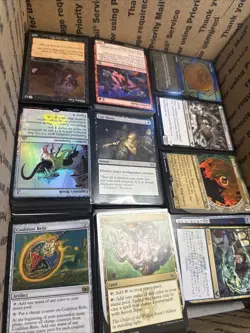 4k English MTG Bulk Lot with vintage (near mint / unsearched) - Image 1