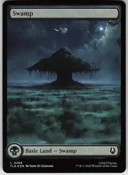 MTG Swamp (0289) Foil NM Avatar: The Last Airbender Magic 289 - Image 1