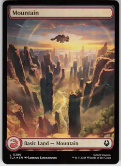MTG Mountain () Foil NM Avatar: The Last Airbender Magic 290 - Image 1